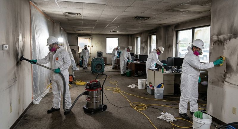 Commercial Fire Restoration in Mesa, AZ